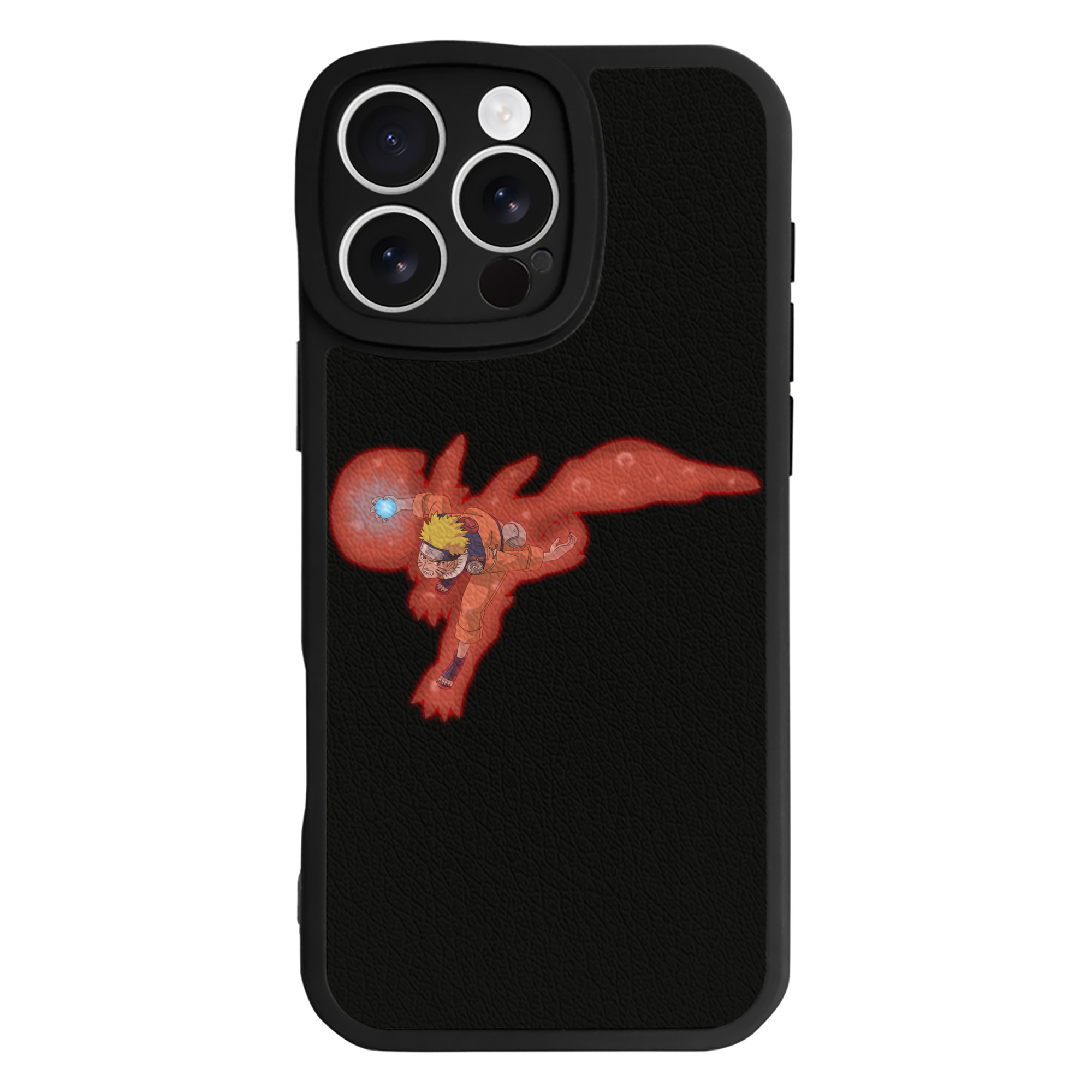 （画像用） NARUTO -ナルト- うずまき ナルト Uzumaki Naruto 【iPhone 16シリーズ対応】シリコンスマホケース（レザー調） 材質：シリコン